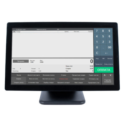 Сенсорный монитор Poscenter MEGA (21.5", P-CAP/16:9/1920*1080/HDMI, VGA, DVI, USB, Audio out) 3м кабели